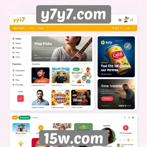 Interface do y7y7.com é amigável e fácil de navegar